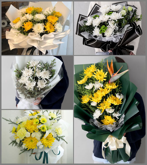 广东汕尾市海丰县城东镇梓里村白事花束代送